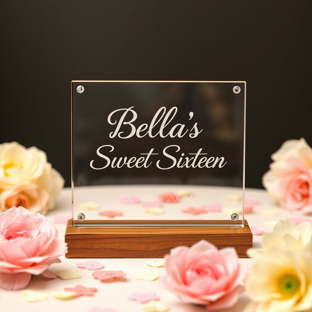 Sleek & Stylish Acrylic Engraving