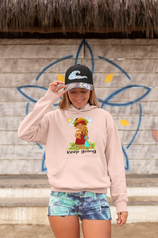 Hoodie "Keep Going".